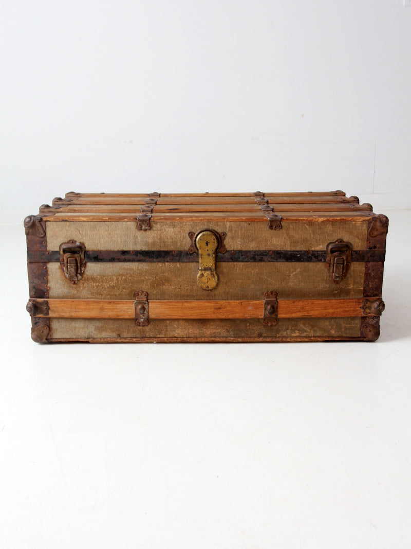 antique streamer trunk