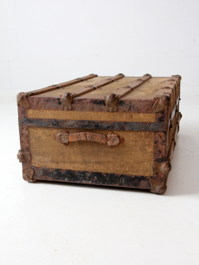 antique streamer trunk