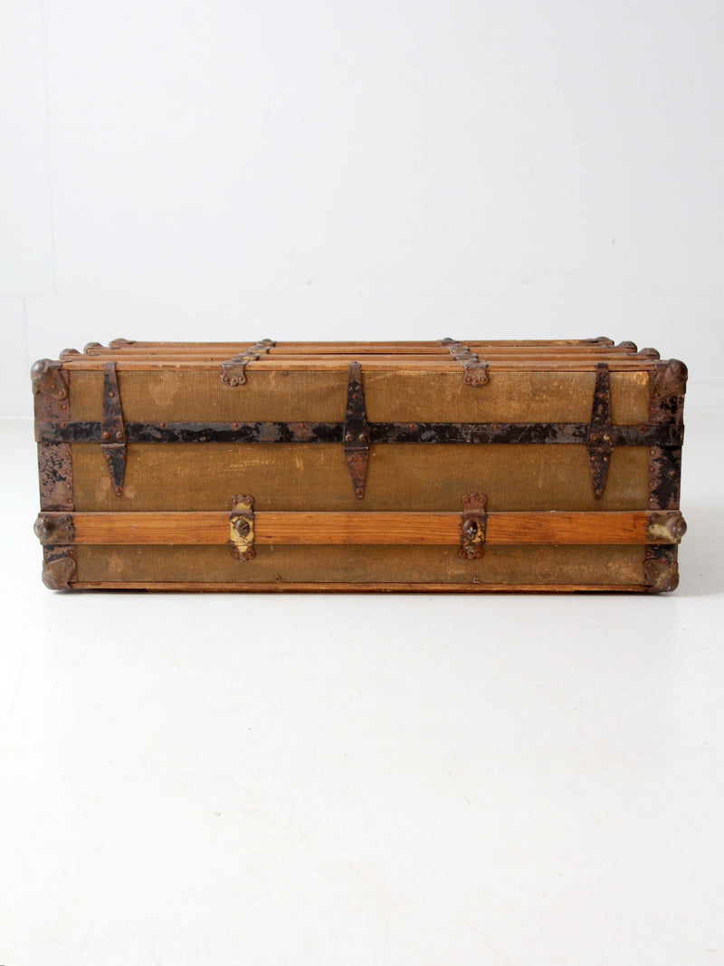 antique streamer trunk