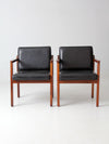 mid century modern armchairs