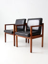 mid century modern armchairs