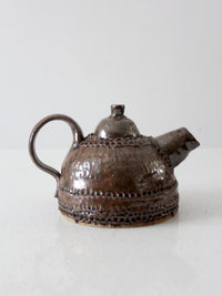 vintage studio pottery teapot