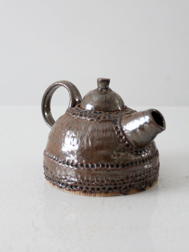 vintage studio pottery teapot