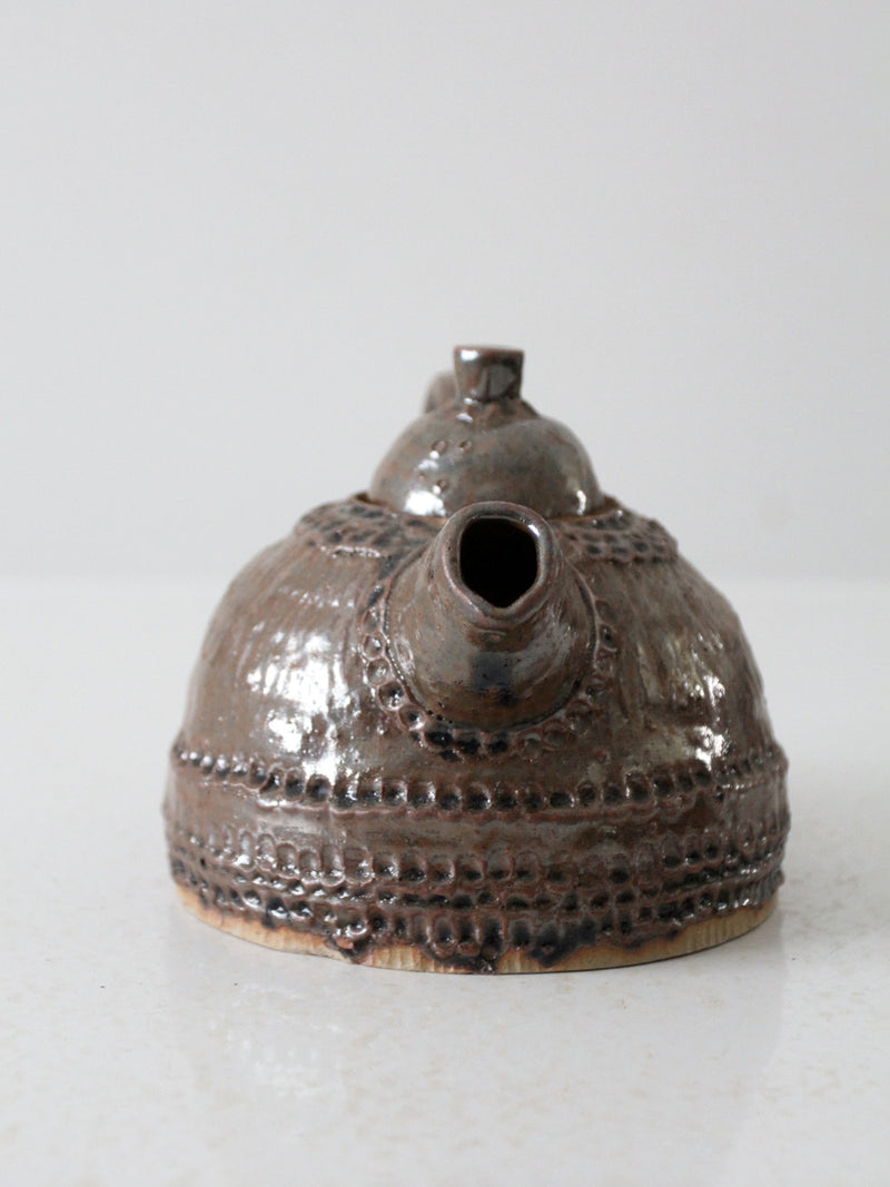 vintage studio pottery teapot