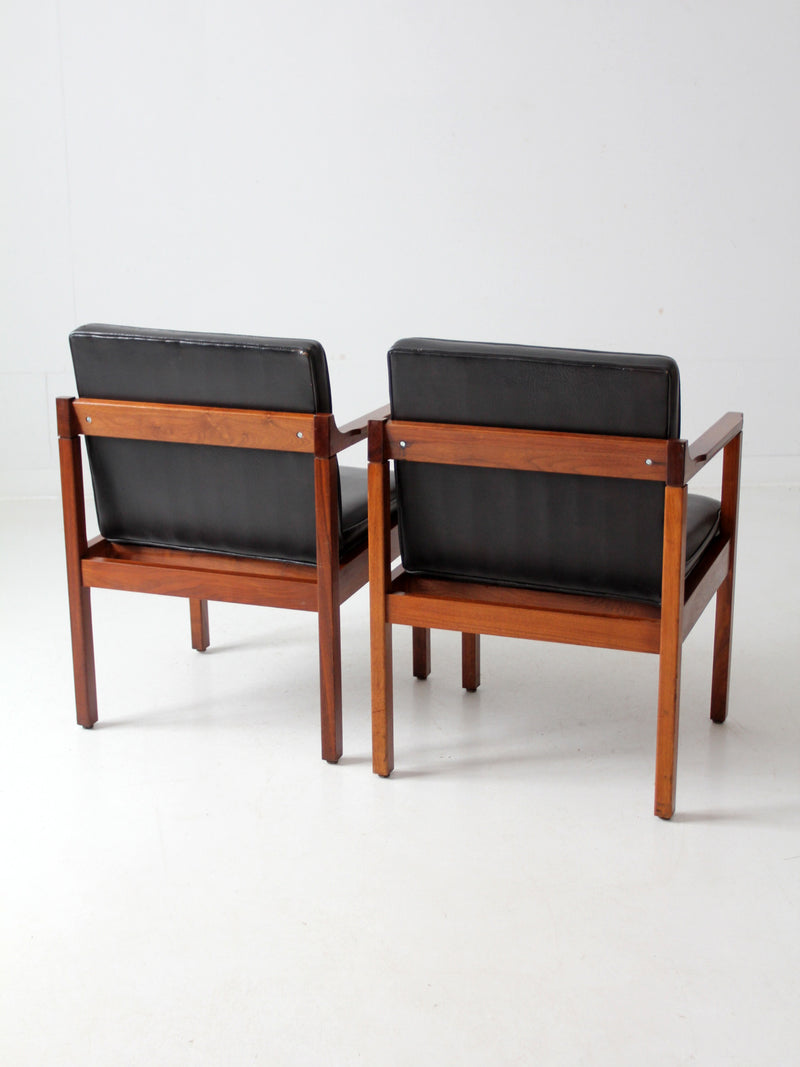 mid century modern armchairs