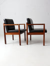 mid century modern armchairs