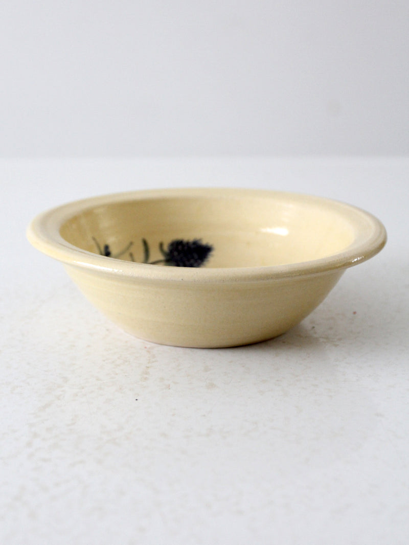 vintage studio pottery bowl