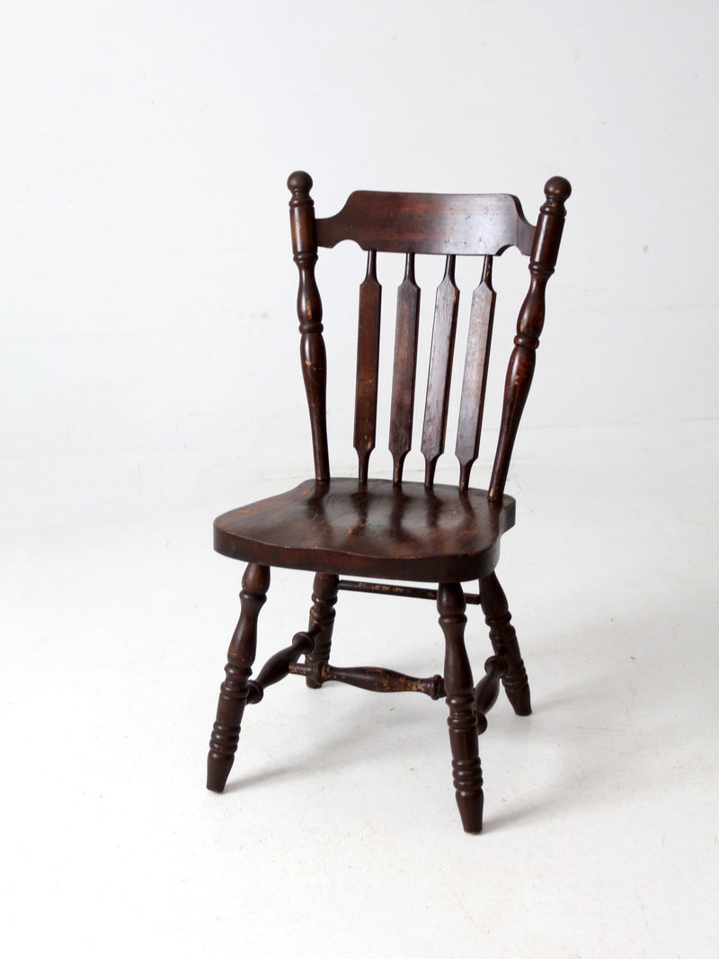 vintage old tavern style dining chair