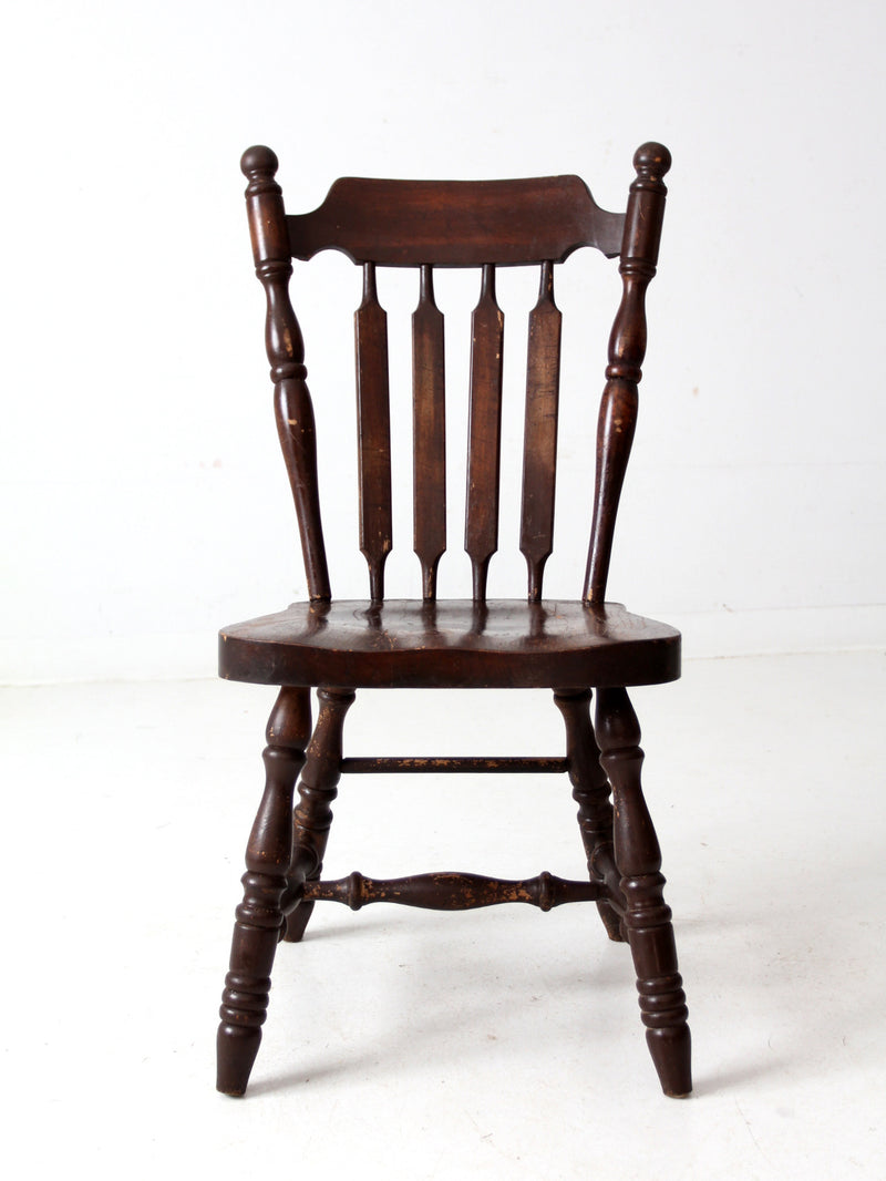 vintage old tavern style dining chair