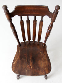 vintage old tavern style dining chair