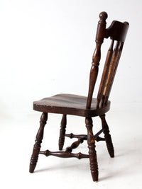 vintage old tavern style dining chair