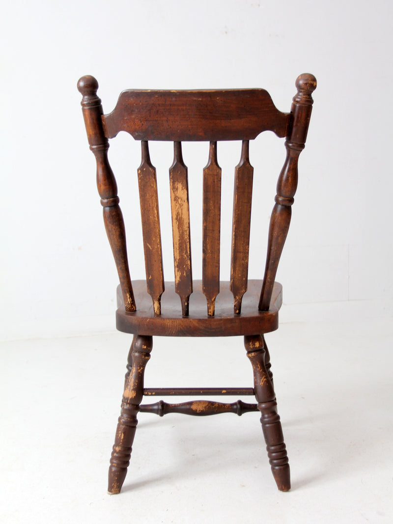 vintage old tavern style dining chair