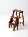 vintage fold out step stool