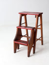 vintage fold out step stool