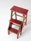 vintage fold out step stool