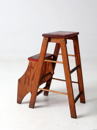 vintage fold out step stool