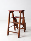 vintage fold out step stool