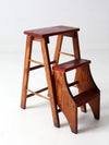 vintage fold out step stool