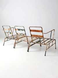 mid century outdoor chair set