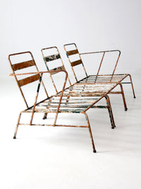 mid century outdoor chair set