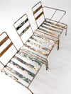 mid century outdoor chair set