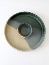 vintage studio pottery platter