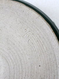 vintage studio pottery platter