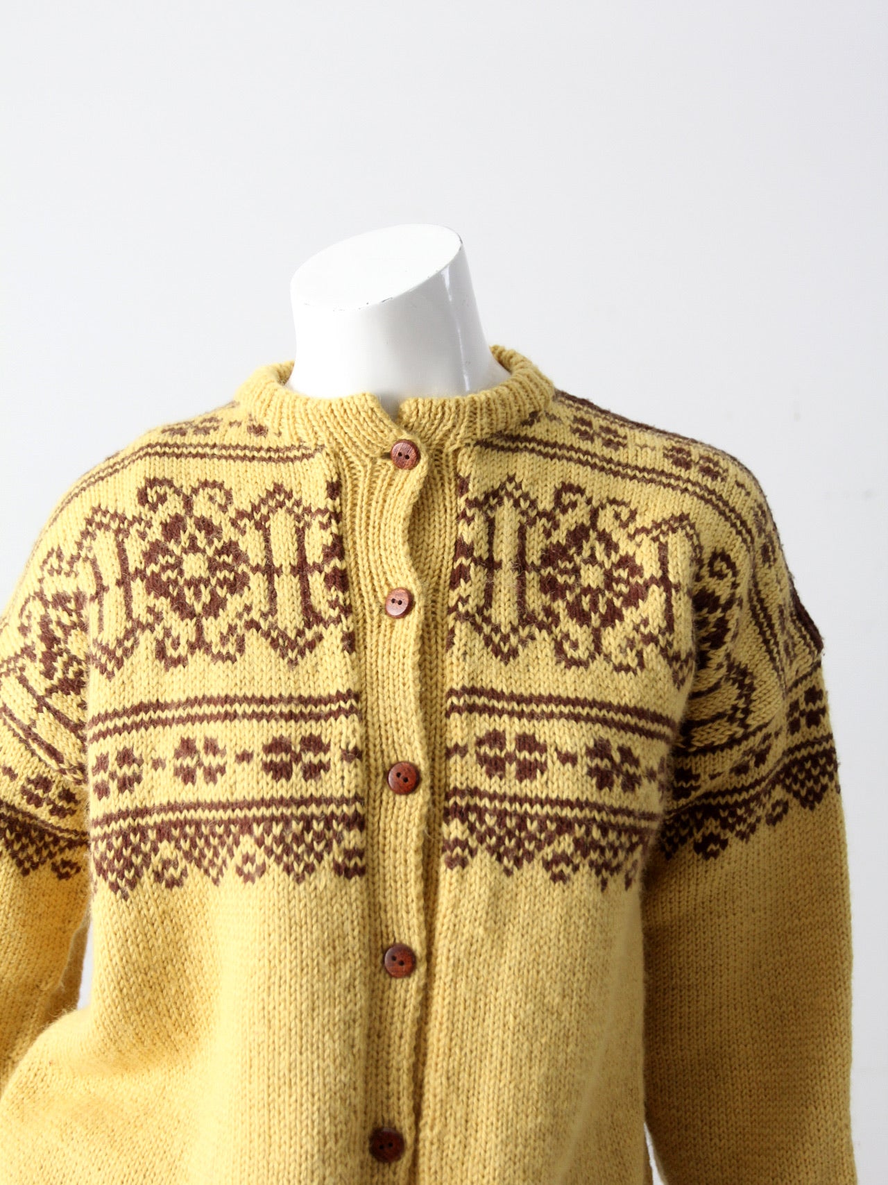 Vintage fair isle clearance cardigan