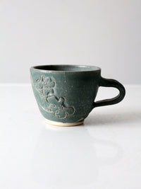 vintage studio pottery mug