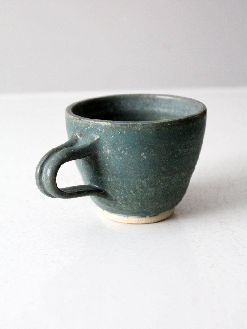 vintage studio pottery mug