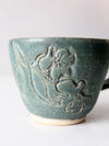 vintage studio pottery mug