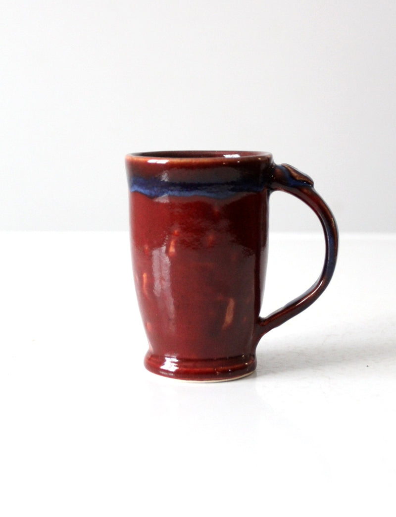 vintage studio pottery mug