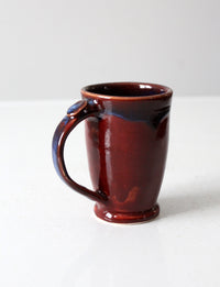 vintage studio pottery mug