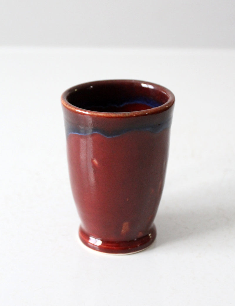 vintage studio pottery mug