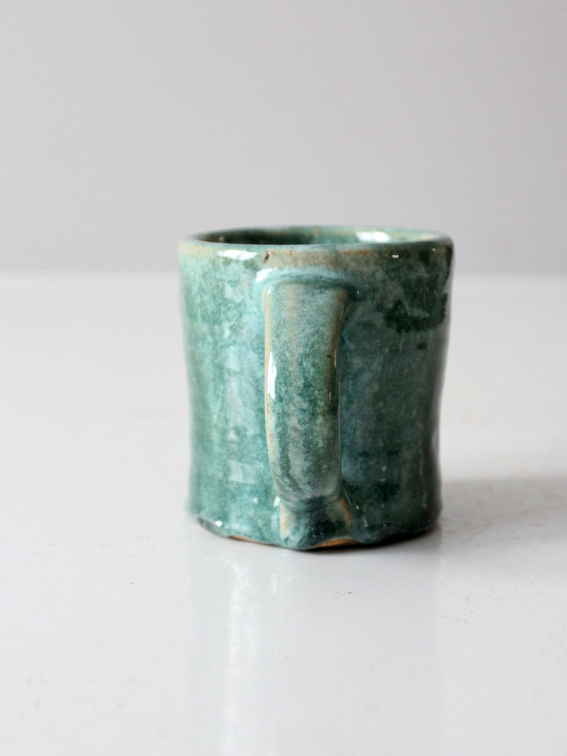 vintage studio pottery mug