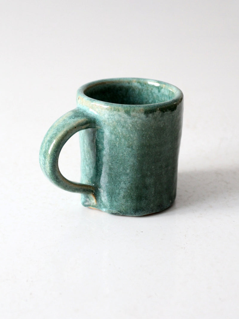 vintage studio pottery mug