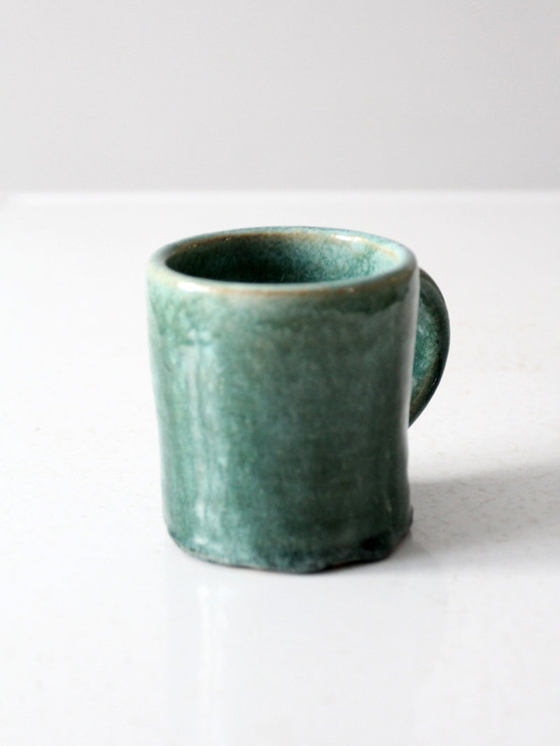 vintage studio pottery mug