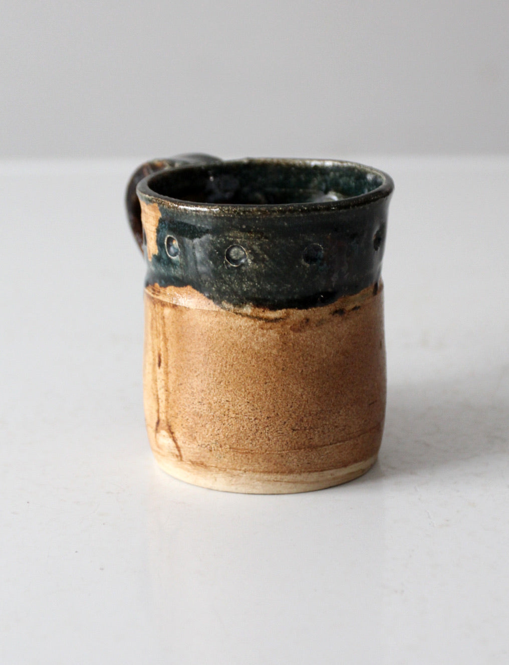 vintage studio pottery mug