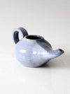 vintage studio pottery teapot