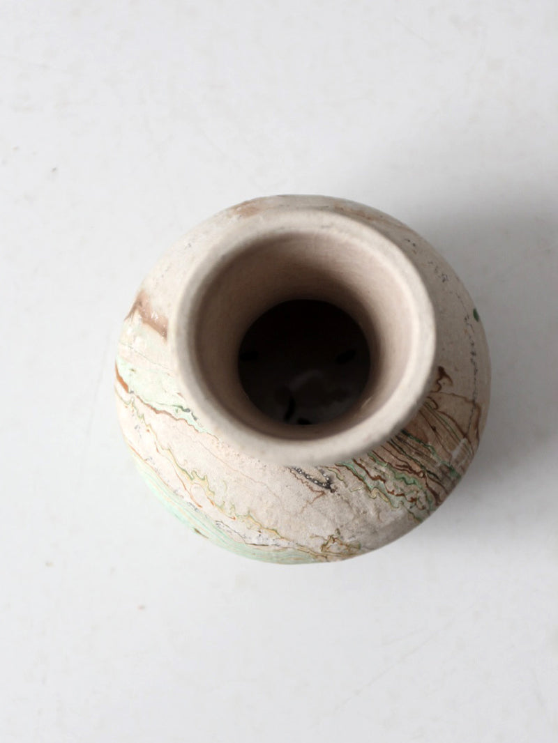 vintage Nemadji pottery vase