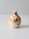 vintage Nemadji pottery vase