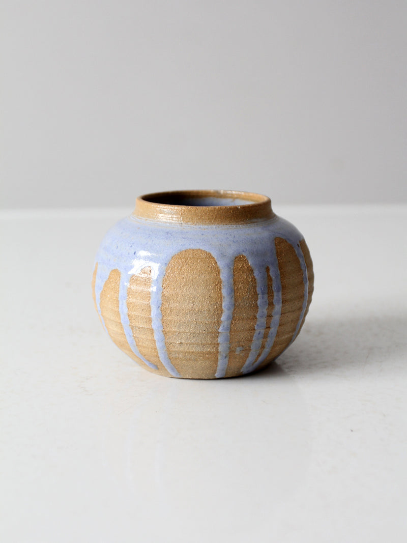 vintage studio pottery cache pot