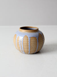 vintage studio pottery cache pot