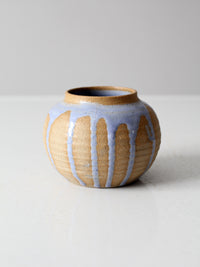 vintage studio pottery cache pot