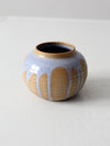 vintage studio pottery cache pot