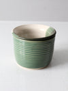 vintage studio pottery nesting bowl set