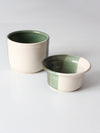 vintage studio pottery nesting bowl set