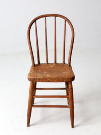 antique bow back Windsor farmhouse chair