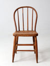 antique bow back Windsor farmhouse chair