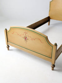 antique French Provincial twin bed